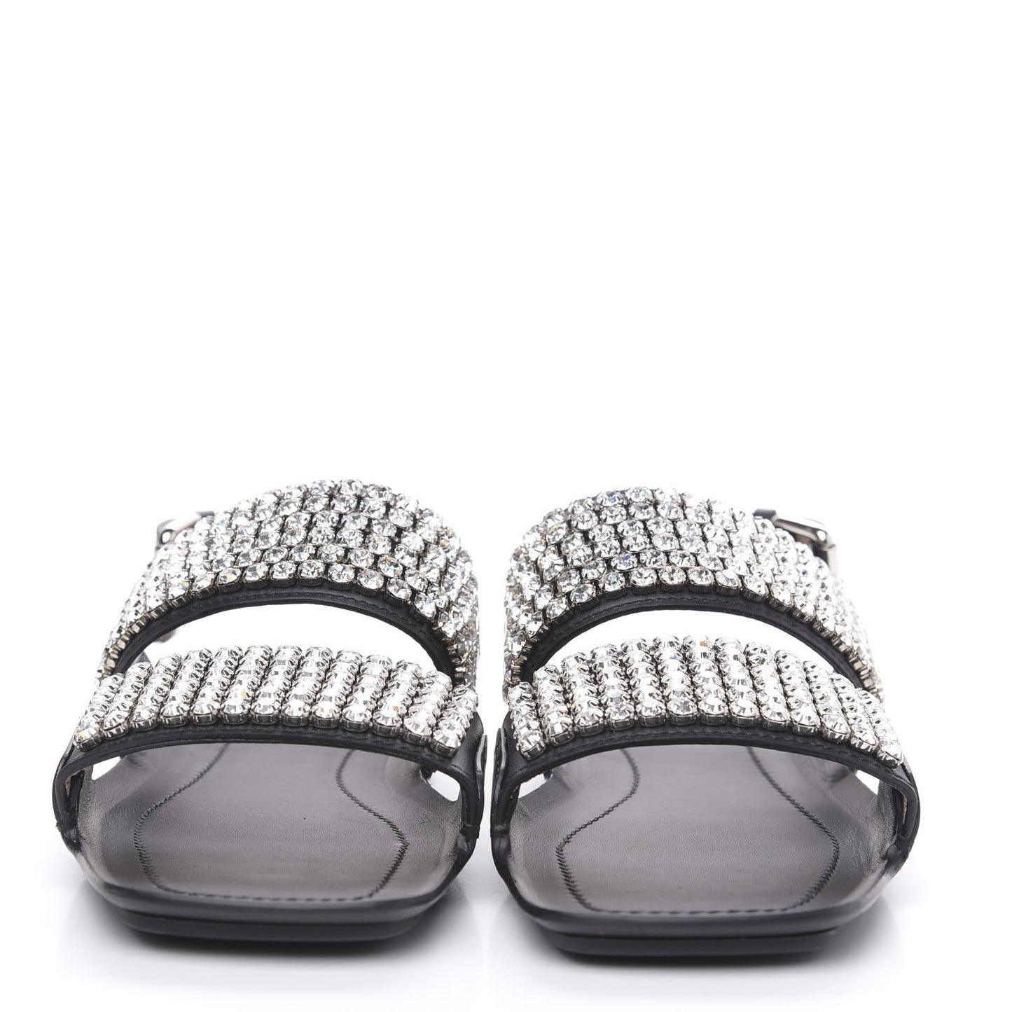 Napa Crystal Sandal 38 Black
