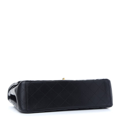 Chanel Lambskin Quilted Maxi Double Flap Black 4 of 11
