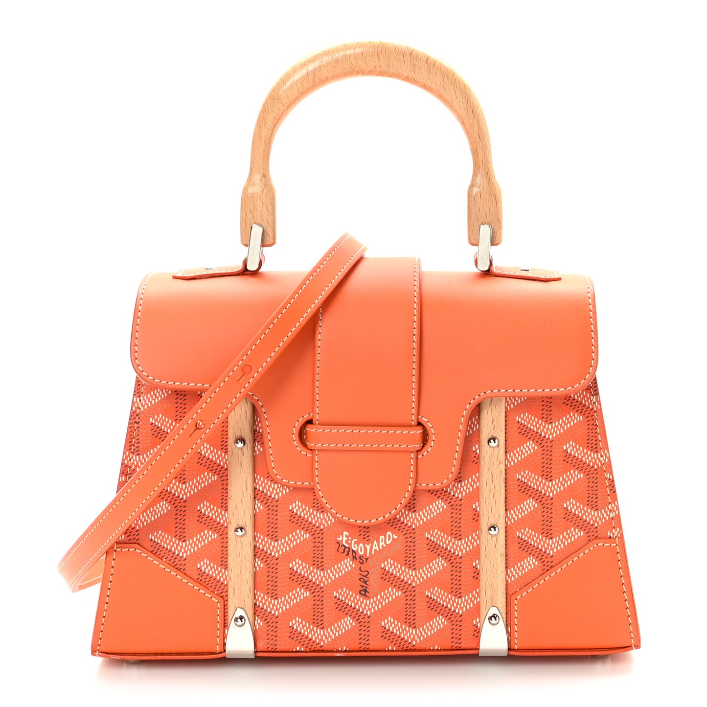 Goyardine Structure Mini Saigon Orange