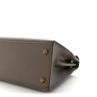 Hermes Epsom Kelly Sellier 28 Etain 10 of 10