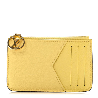Louis Vuitton Empreinte Monogram Zipped Romy Card Holder Jaune 1 of 6