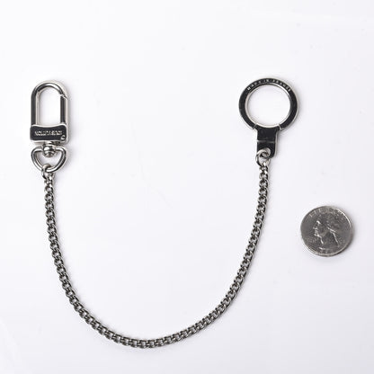 Louis Vuitton Pochette Extender Key Ring Chain Silver 2 of 4