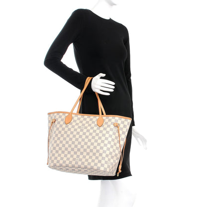 Louis Vuitton Damier Azur Neverfull MM 2 of 7