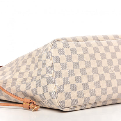 Louis Vuitton Damier Azur Neo Neverfull MM Rose Ballerine 6 of 12