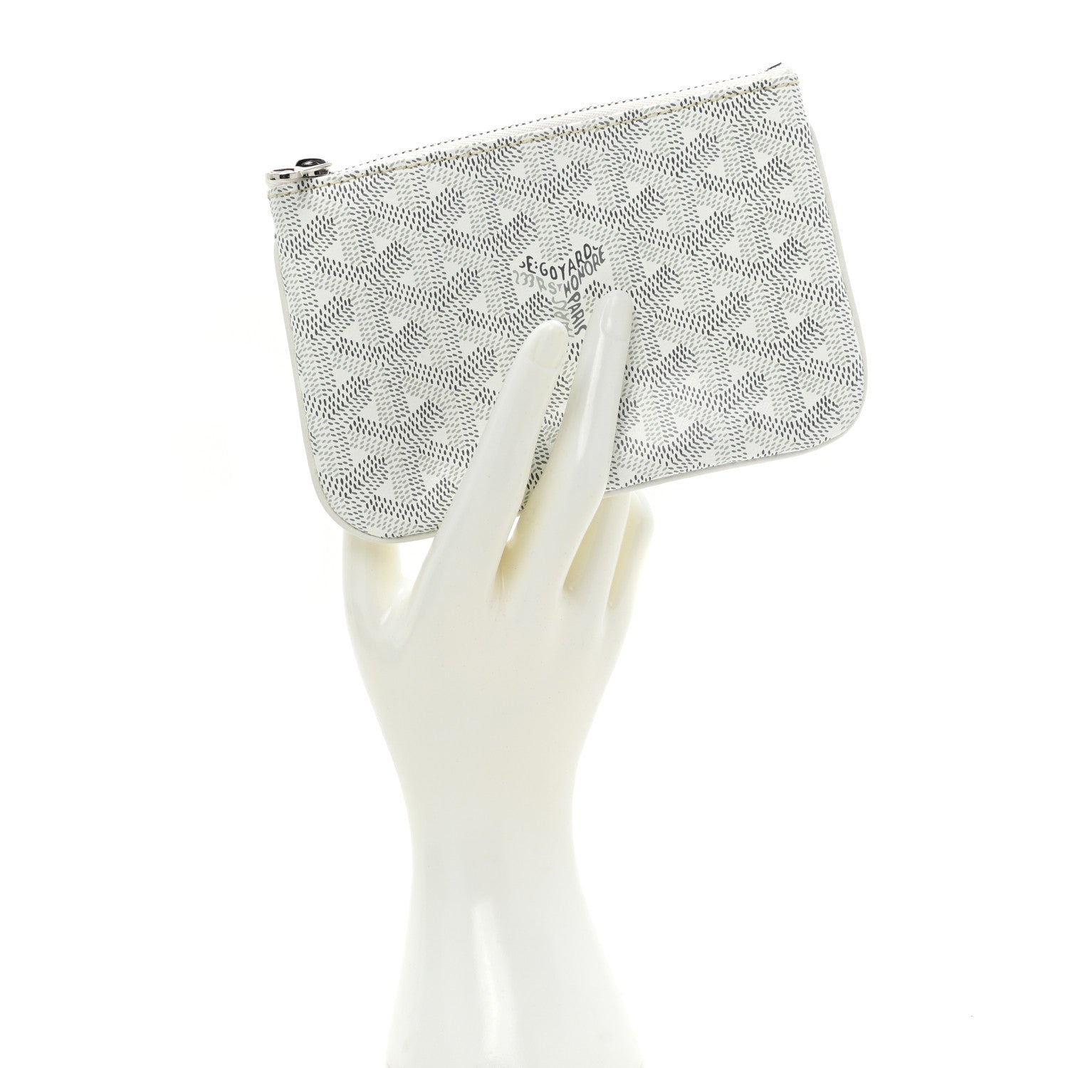 Goyard Goyardine Senat Pochette PM White 2 of 9