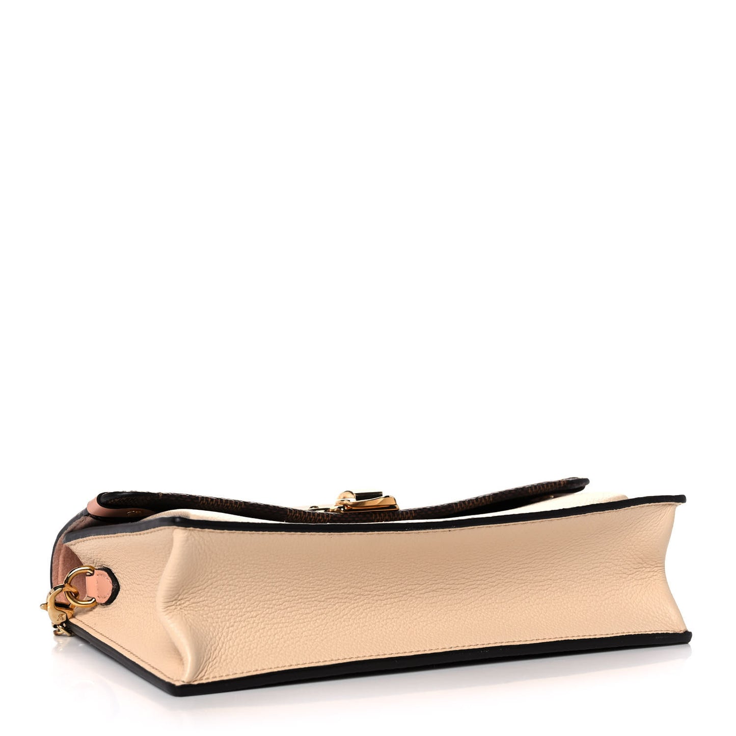 Damier Ebene Vavin Chain Wallet Creme