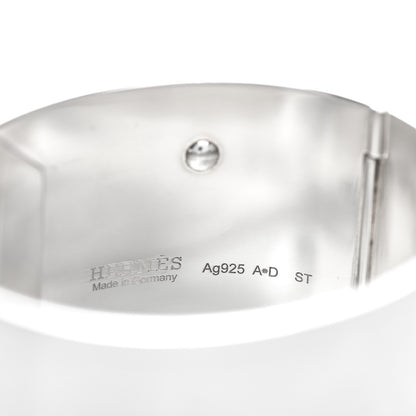 Hermes Sterling Silver GM Kelly Bracelet ST 4 of 4