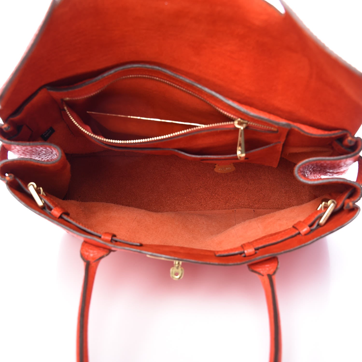 Mulberry Shiny Grain Bayswater Flame 5 of 17