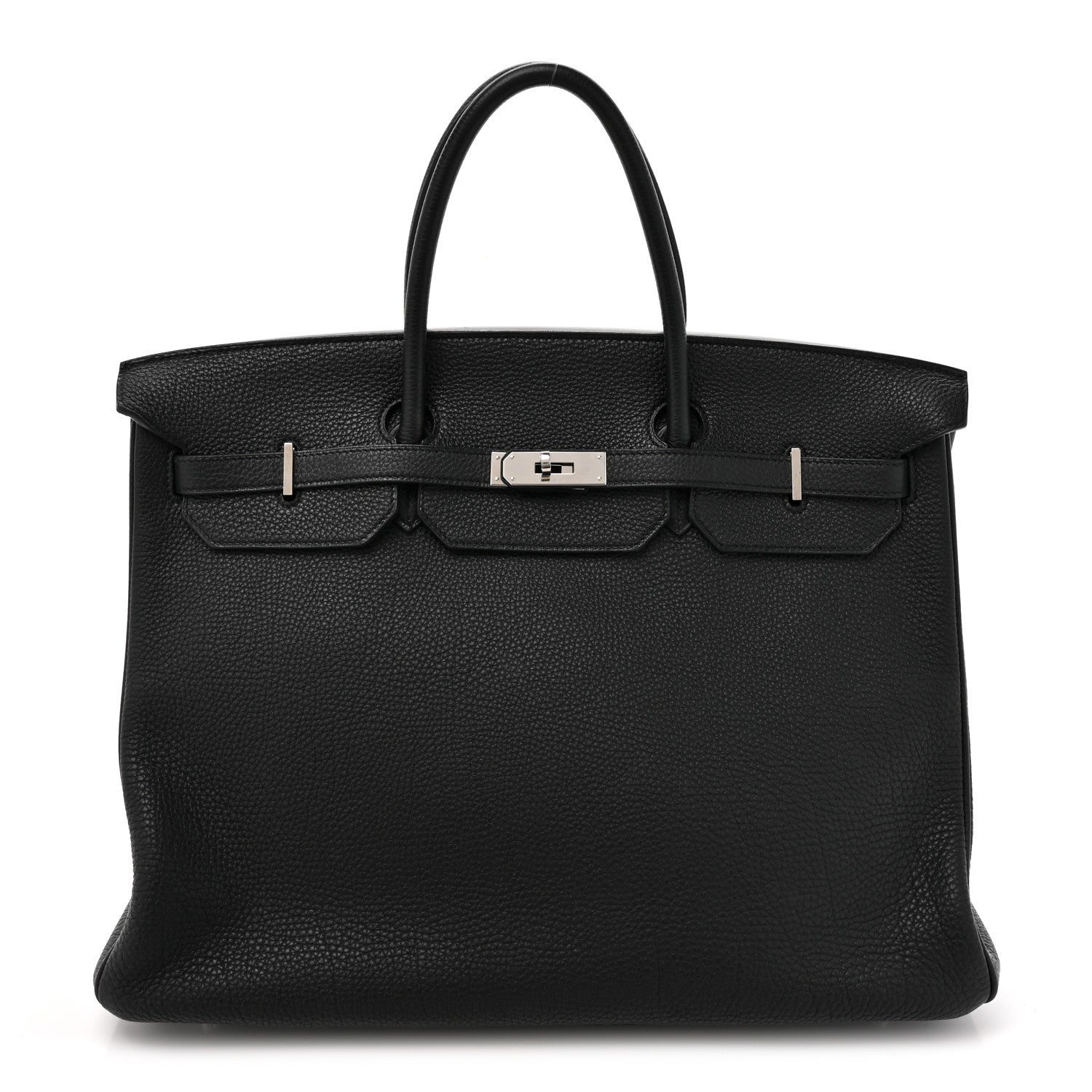 Hermes Taurillon Clemence Birkin 40 Black 1 of 14
