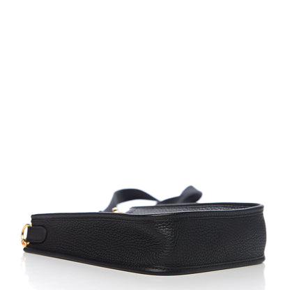 Hermes Taurillon Clemence Evelyne TPM Black 3 of 10