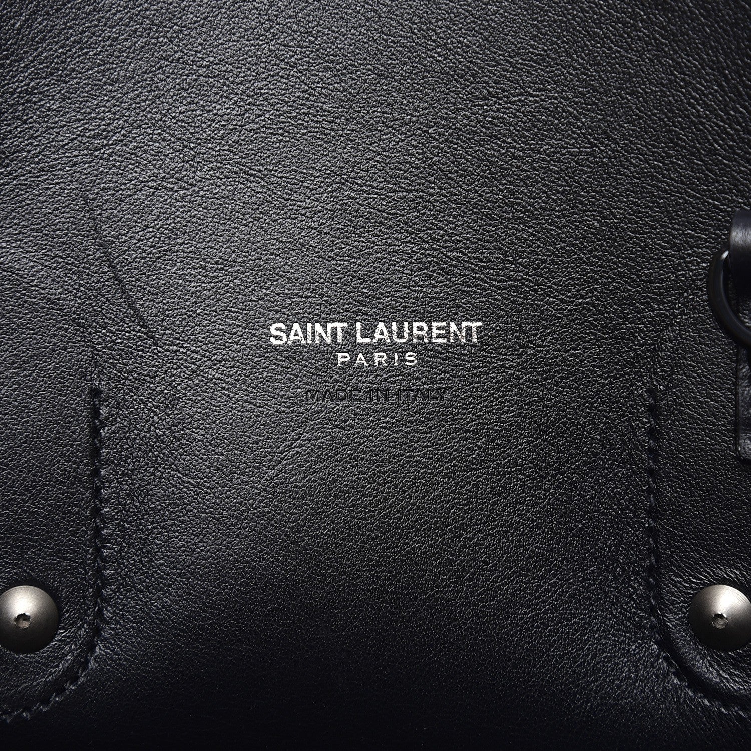 Saint Laurent Smooth Calfskin Small Double Face Sac De Jour Marine Black 9 of 9