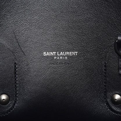 Saint Laurent Smooth Calfskin Small Double Face Sac De Jour Marine Black 9 of 9