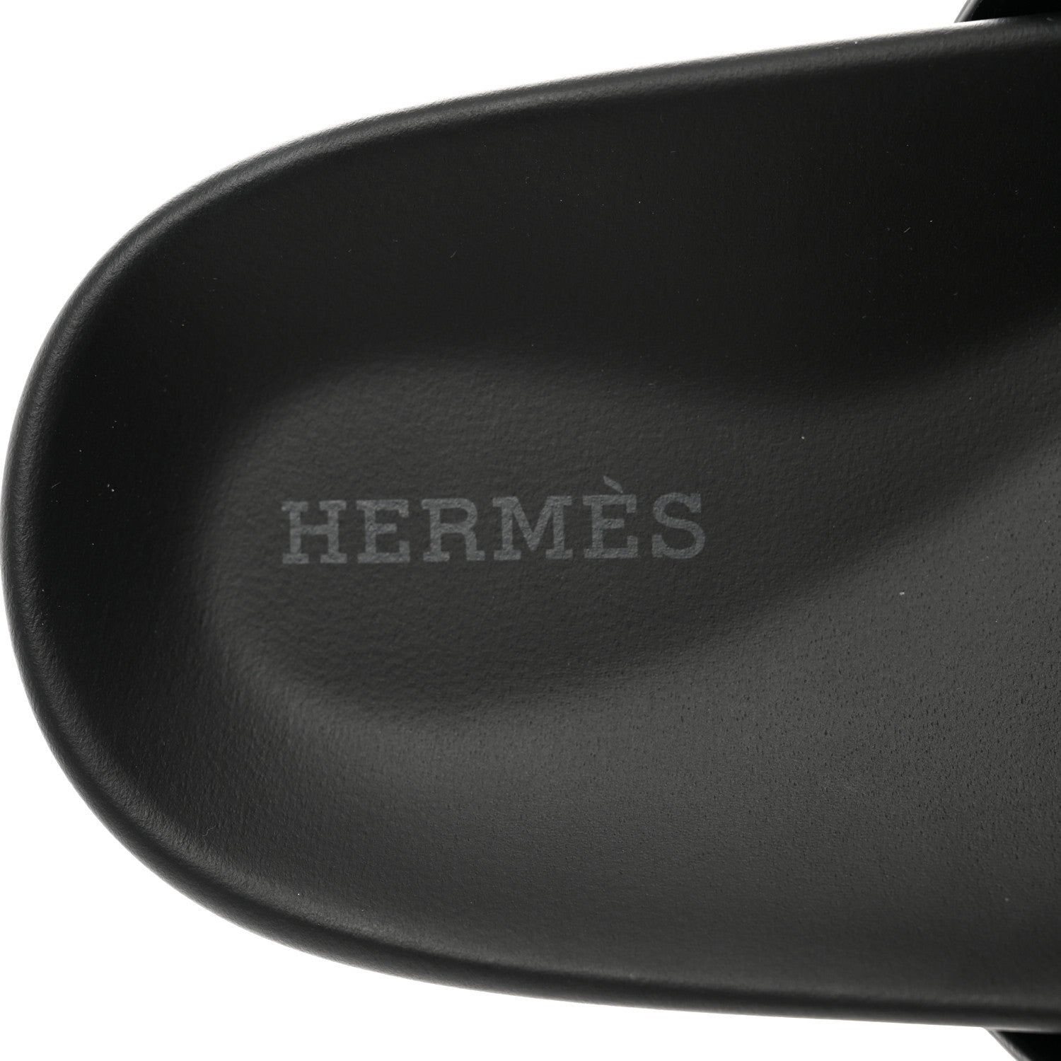 Hermes Calfskin Womens Chypre Sandals 39.5 Black 7 of 9