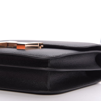 Hermes Epsom Constance 18 Black 7 of 9