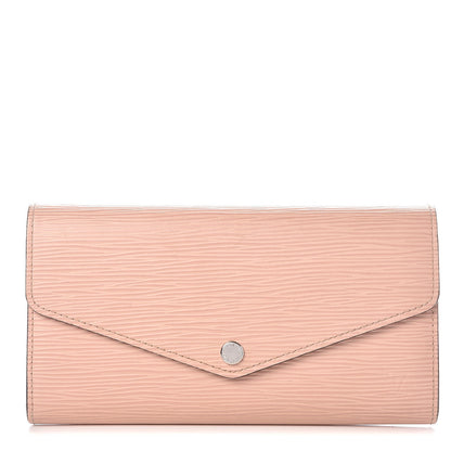 Louis Vuitton Epi Sarah Wallet NM Rose Ballerine 1 of 7