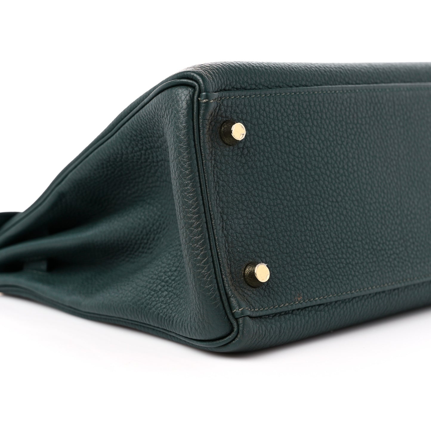 Togo Horseshoe Kelly Retourne 28 Vert Cypress