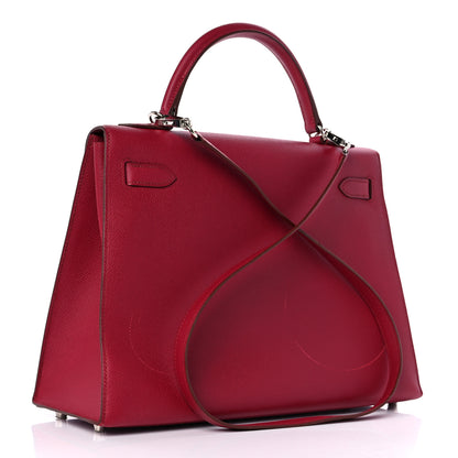 Hermes Epsom Kelly Sellier 32 Rubis 3 of 15