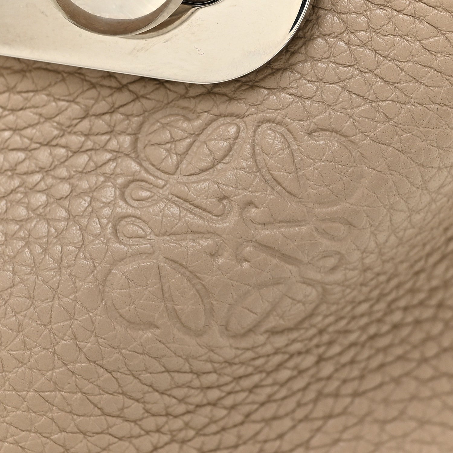 Loewe Grained Calfskin Small Missy Bag Sand 12 of 12