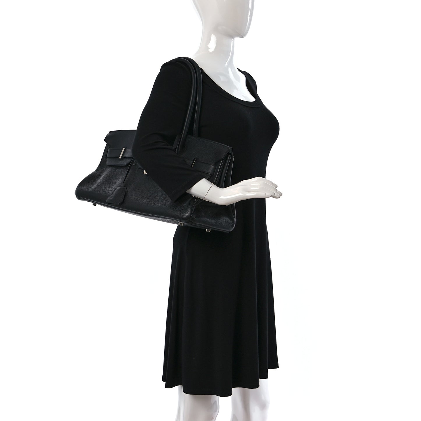 Togo JPG Shoulder Birkin II 42 Black