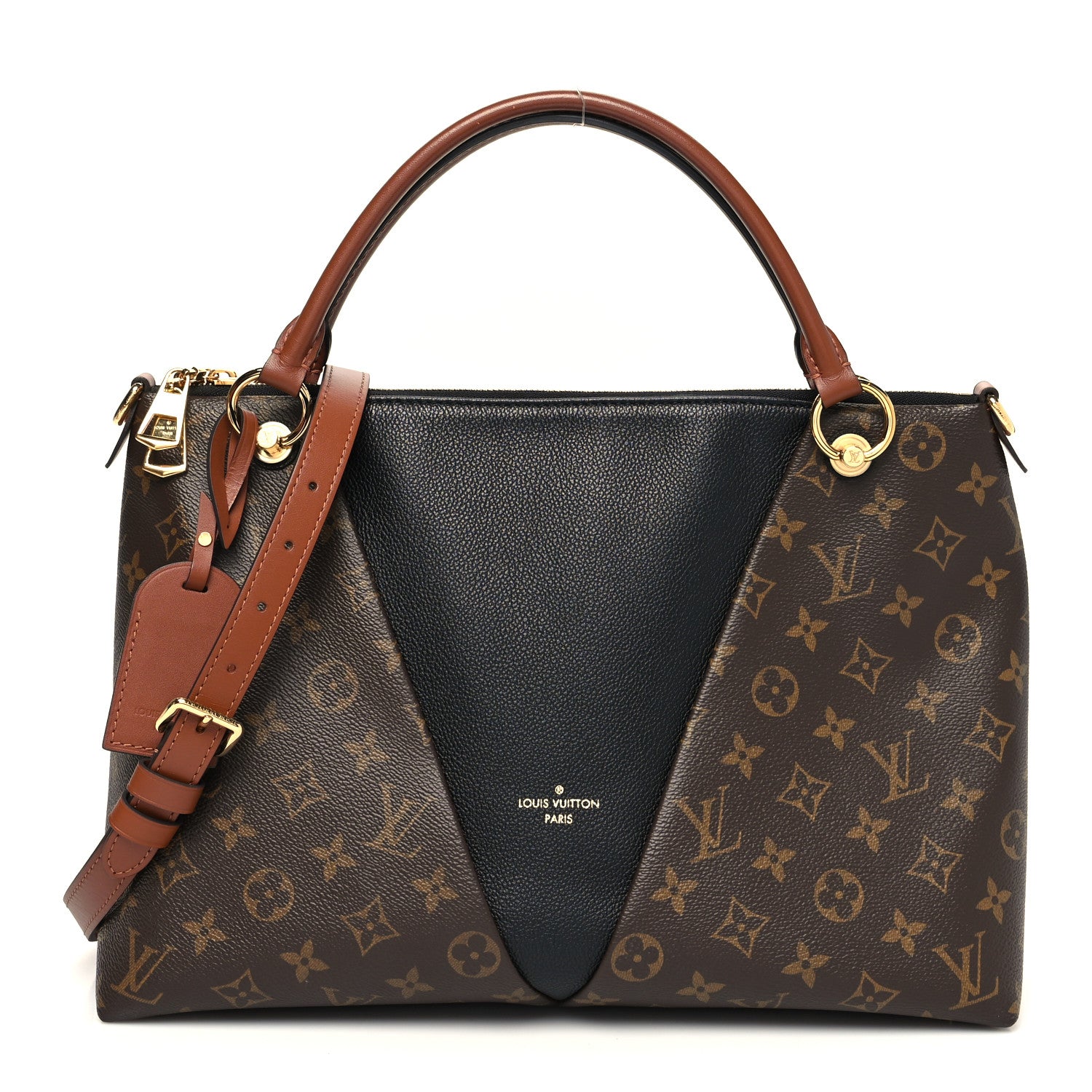 Louis Vuitton Monogram V Tote MM Black 1 of 8