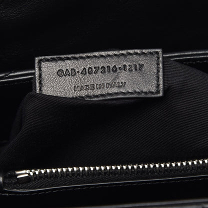 Saint Laurent Calfskin Y Quilted Monogram Medium Loulou Chain Satchel Black 5 of 8