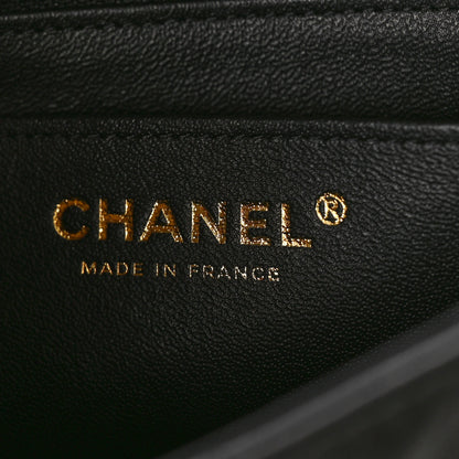 Chanel Lambskin Quilted Mini Rectangular Flap Black 6 of 10