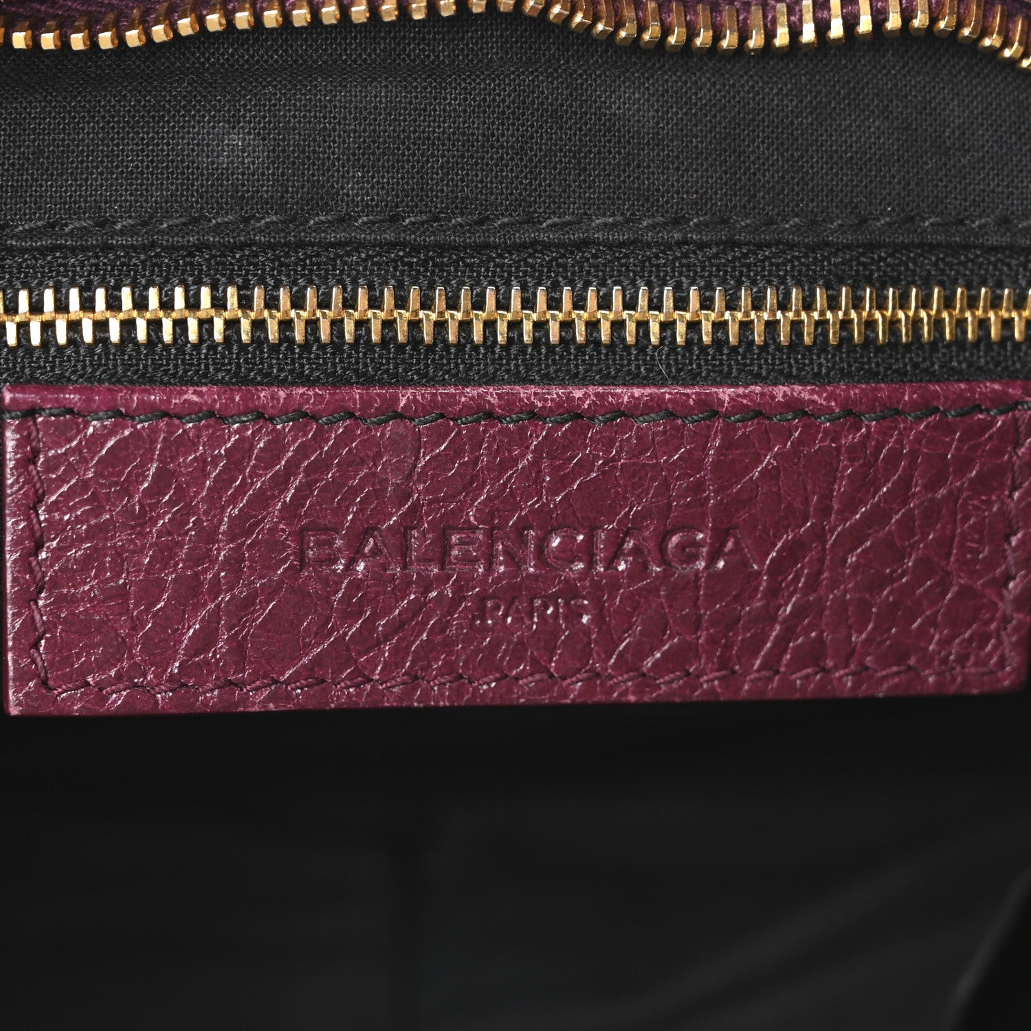 Balenciaga Agneau Classic Gold Hardware S City Violet Prune 7 of 11