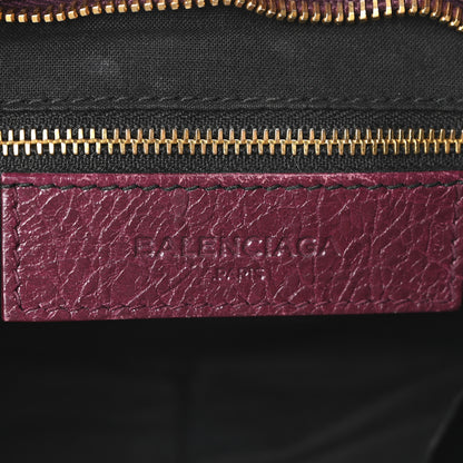 Balenciaga Agneau Classic Gold Hardware S City Violet Prune 7 of 11