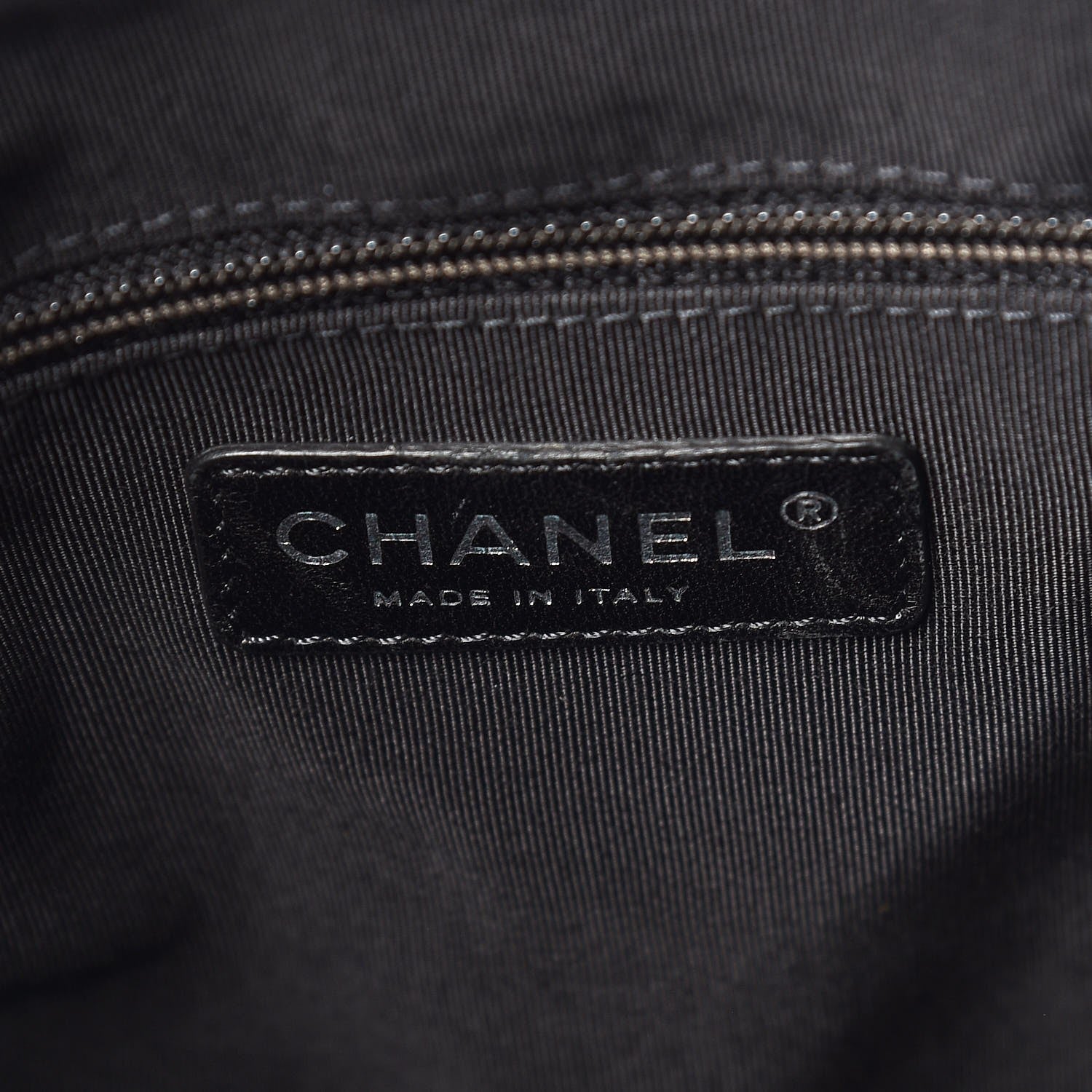 Chanel Metallic Calfskin Quilted Large Chain Me Hobo Dark Grey 6 of 7