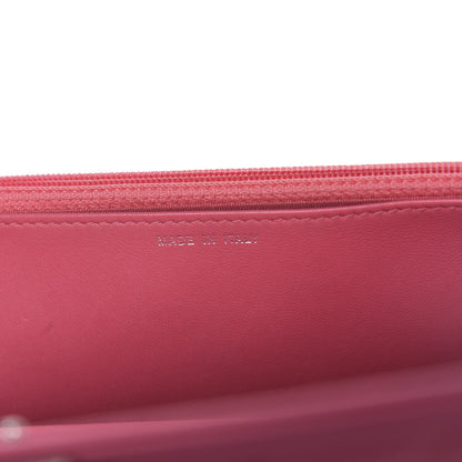 Chanel Lambskin Quilted Boy Wallet On Chain WOC Pink 7 of 13