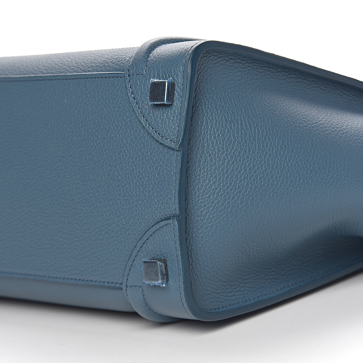 Celine Drummed Calfskin Micro Luggage Celadon 8 of 9