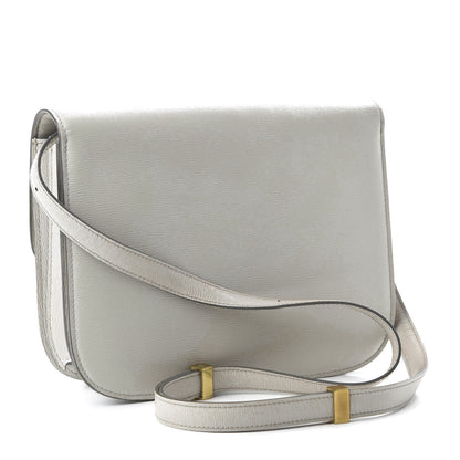 Celine Liege Calfskin Medium Classic Box Flap Bag Pale Grey 3 of 11