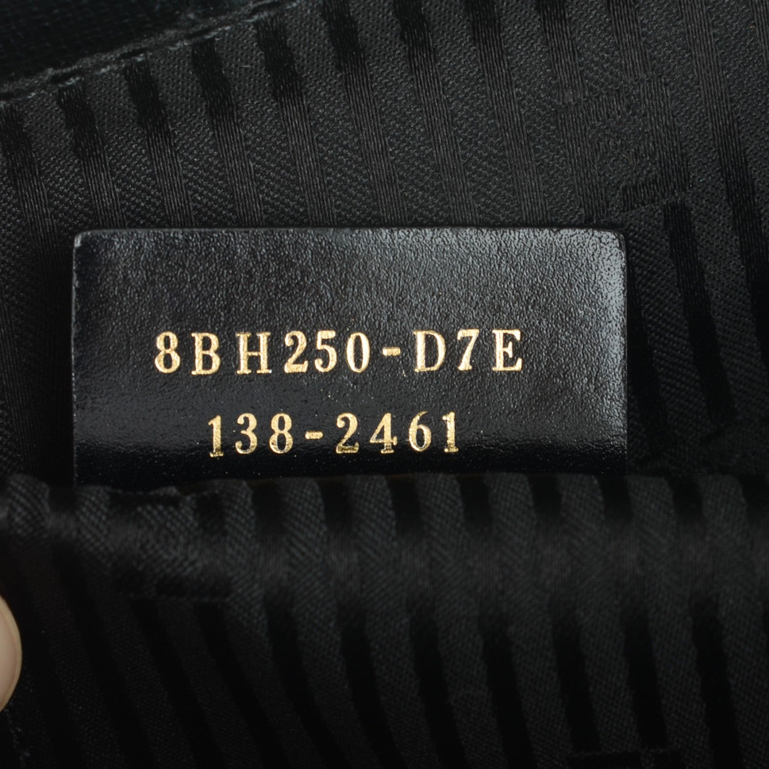 Fendi Vitello Elite Regular 2Jours Tote Caffe Noir 7 of 7