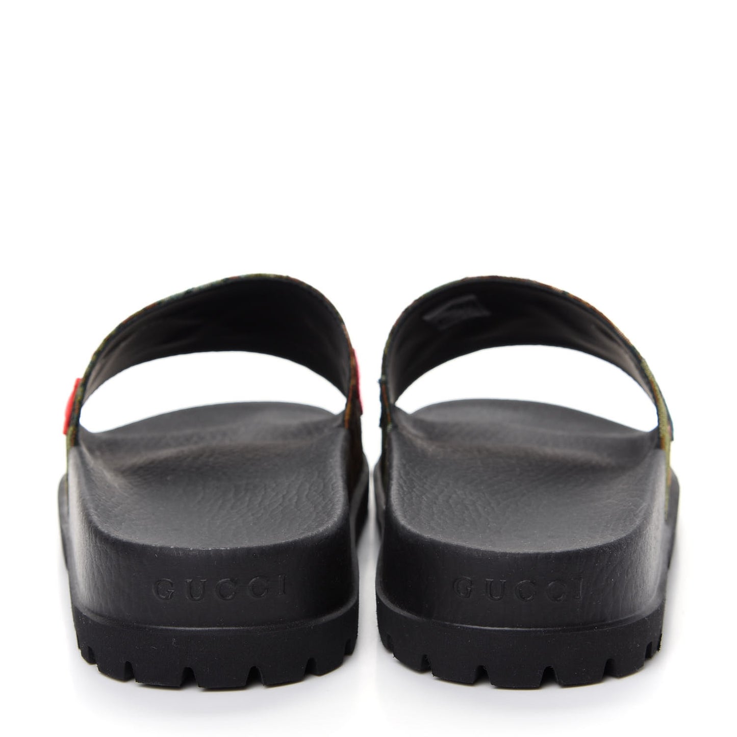 Brocade Floral Mens Pursuit Lug Sole Slide Sandals 7 Multicolor