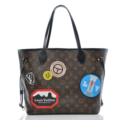Louis Vuitton Monogram World Tour Neverfull MM 3 of 12