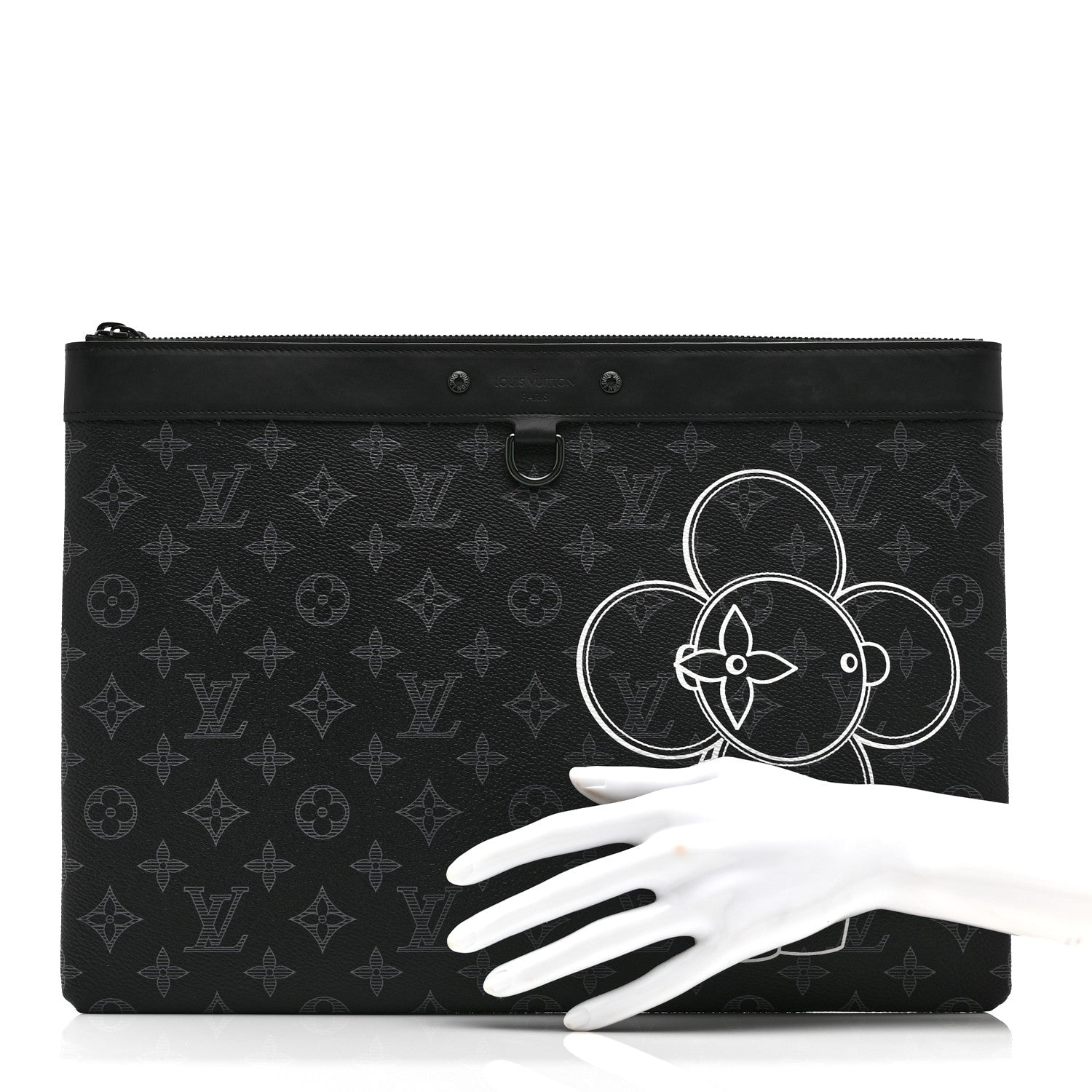 Louis Vuitton Monogram Eclipse Vivienne Apollo Pochette GM 2 of 9