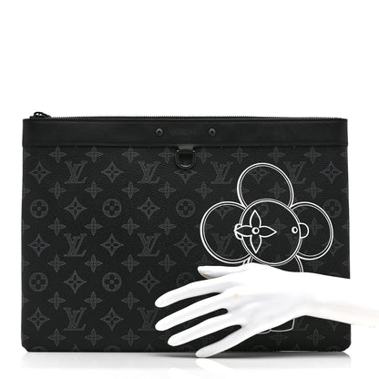 Louis Vuitton Monogram Eclipse Vivienne Apollo Pochette GM 2 of 9
