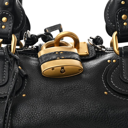 Chloe Calfskin Medium Paddington Satchel Black 8 of 10