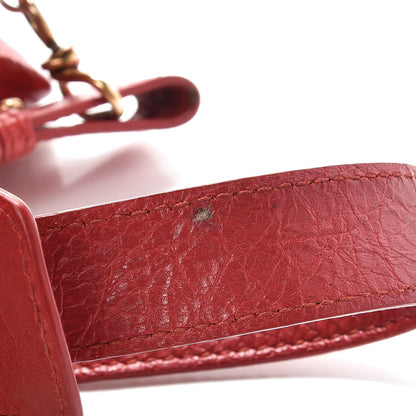 Balenciaga Agneau Gold Metallic Edge Hardware Mini City Rouge Rubis 8 of 11