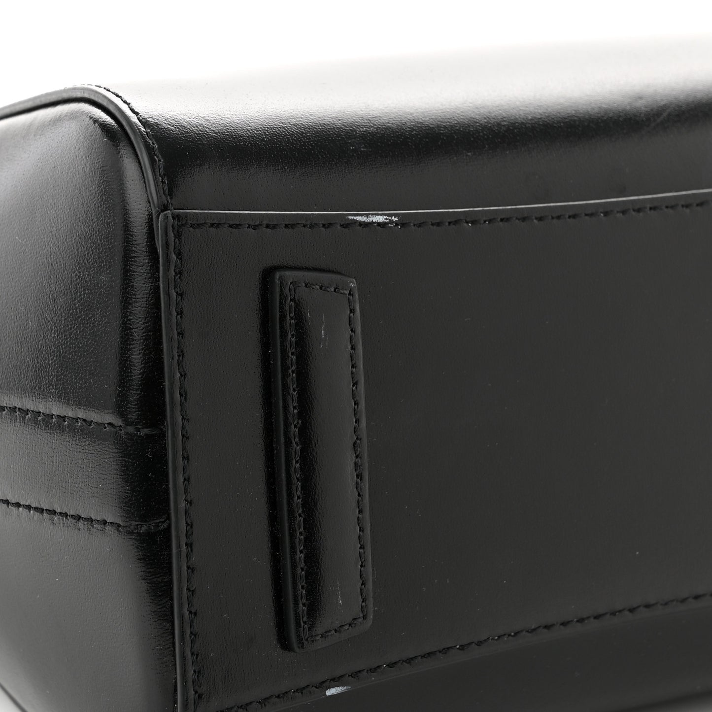 Shiny Lord Calfskin Mini Antigona Black