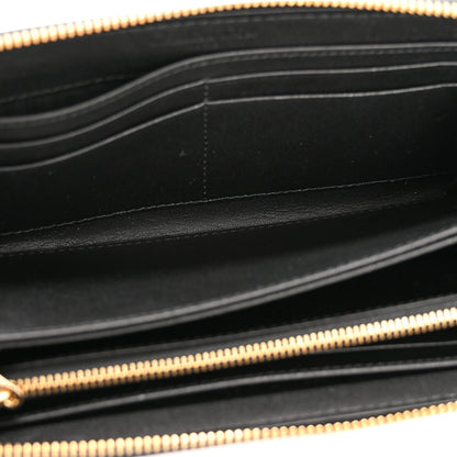 Christian Dior Lambskin Cannage Lady Dior Voyageur Wallet Black 5 of 9