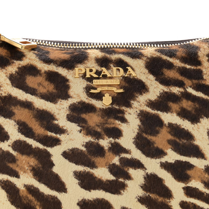 Prada Calf Hair Leopard Print Bag Avorio 8 of 13