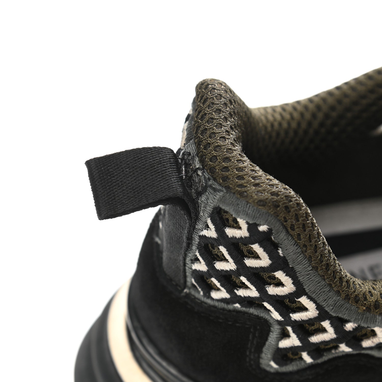 Chanel Suede Calfskin Embroidered CC Sneakers 40 Black 9 of 11