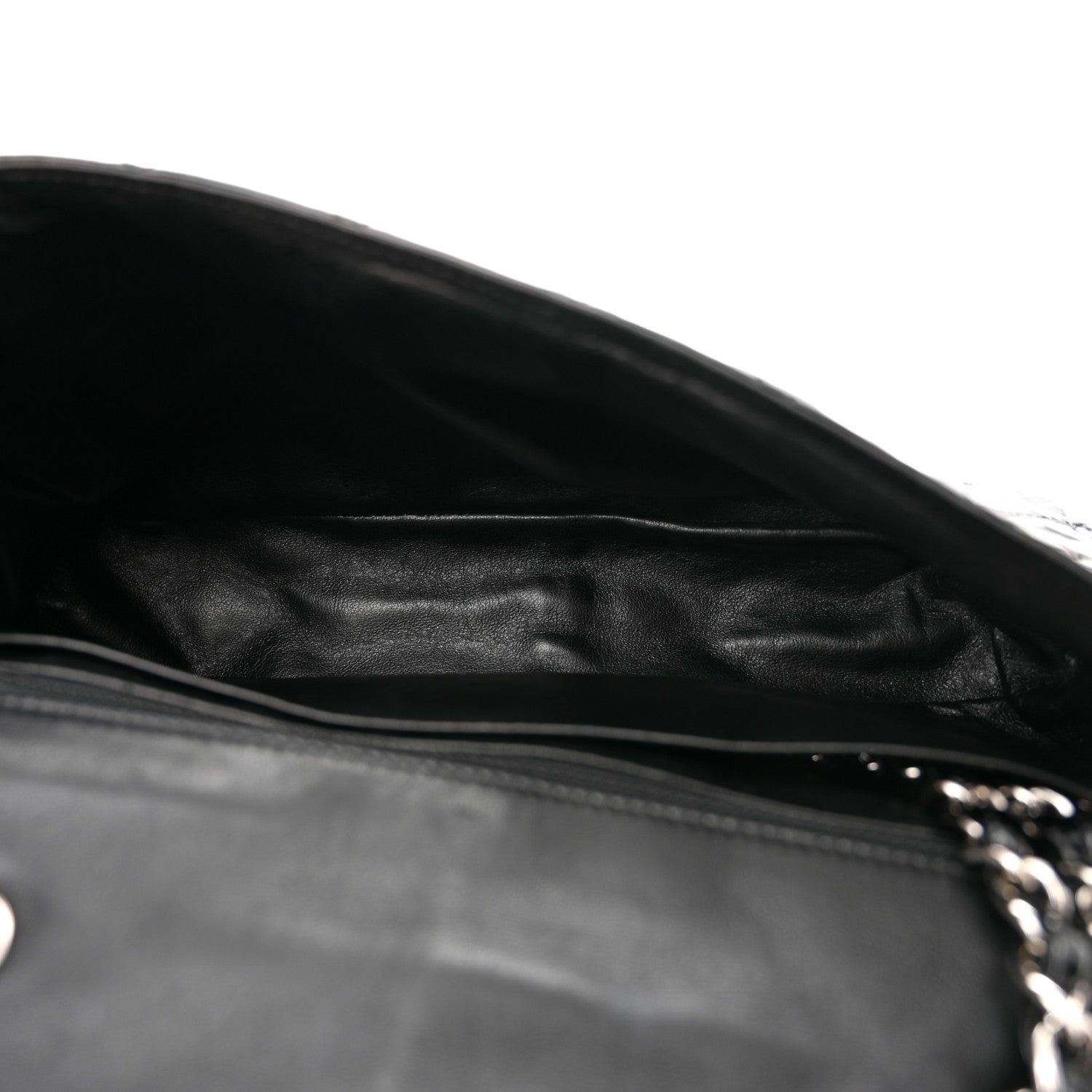 Chanel Patent Quilted Jumbo Single Flap Black 5 of 10