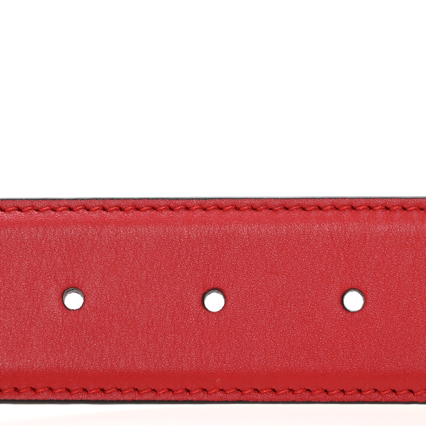 Moon Calfskin Interlocking G 37mm Belt 90 36 Vibrant Red