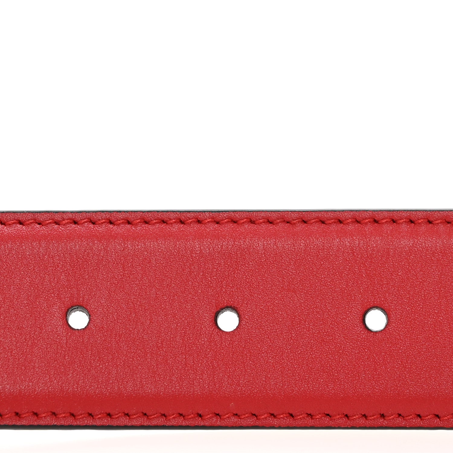 Gucci Moon Calfskin Interlocking G 37mm Belt 90 36 Vibrant Red 3 of 7