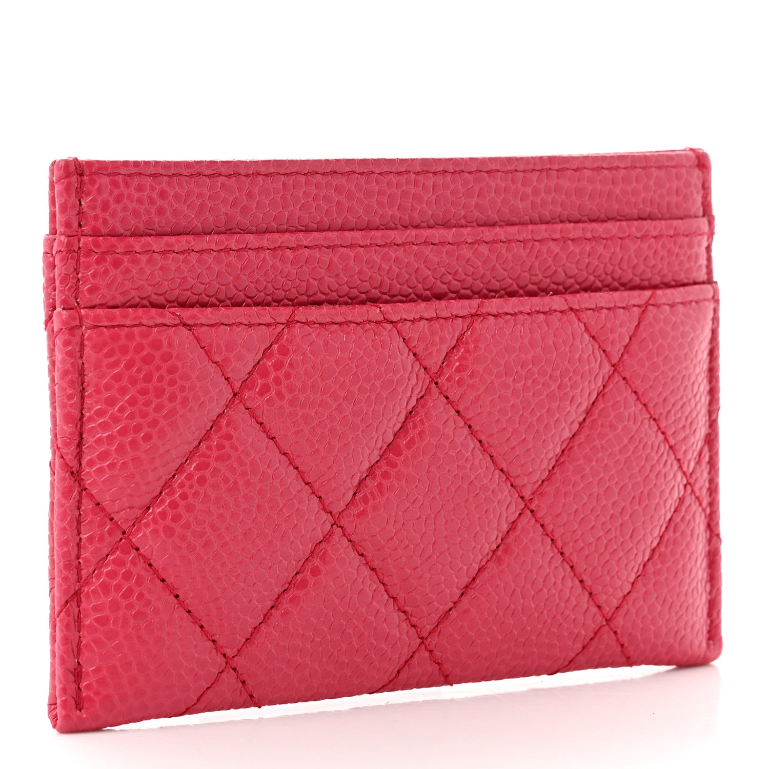 Chanel Caviar Quilted Incognito Card Holder Pink 3 of 9