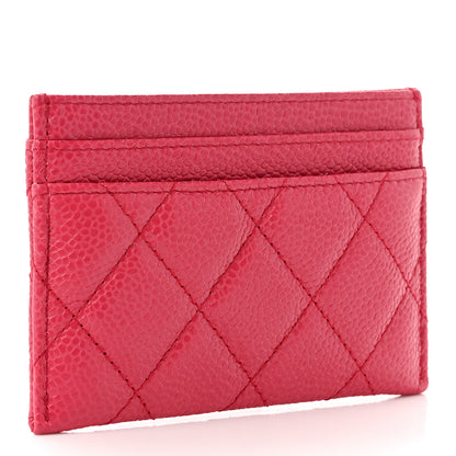Chanel Caviar Quilted Incognito Card Holder Pink 3 of 9