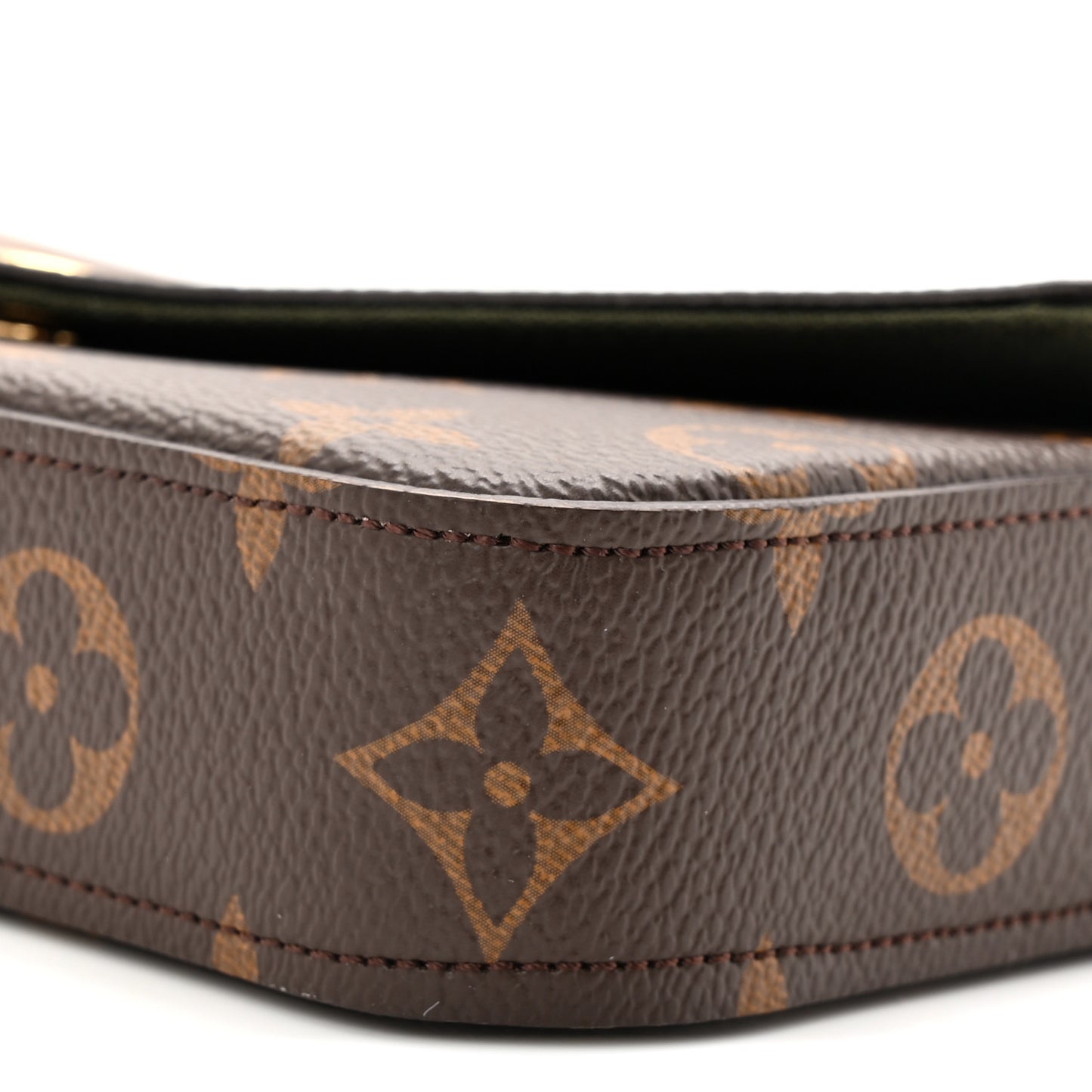 Monogram Felicie Strap & Go Kaki