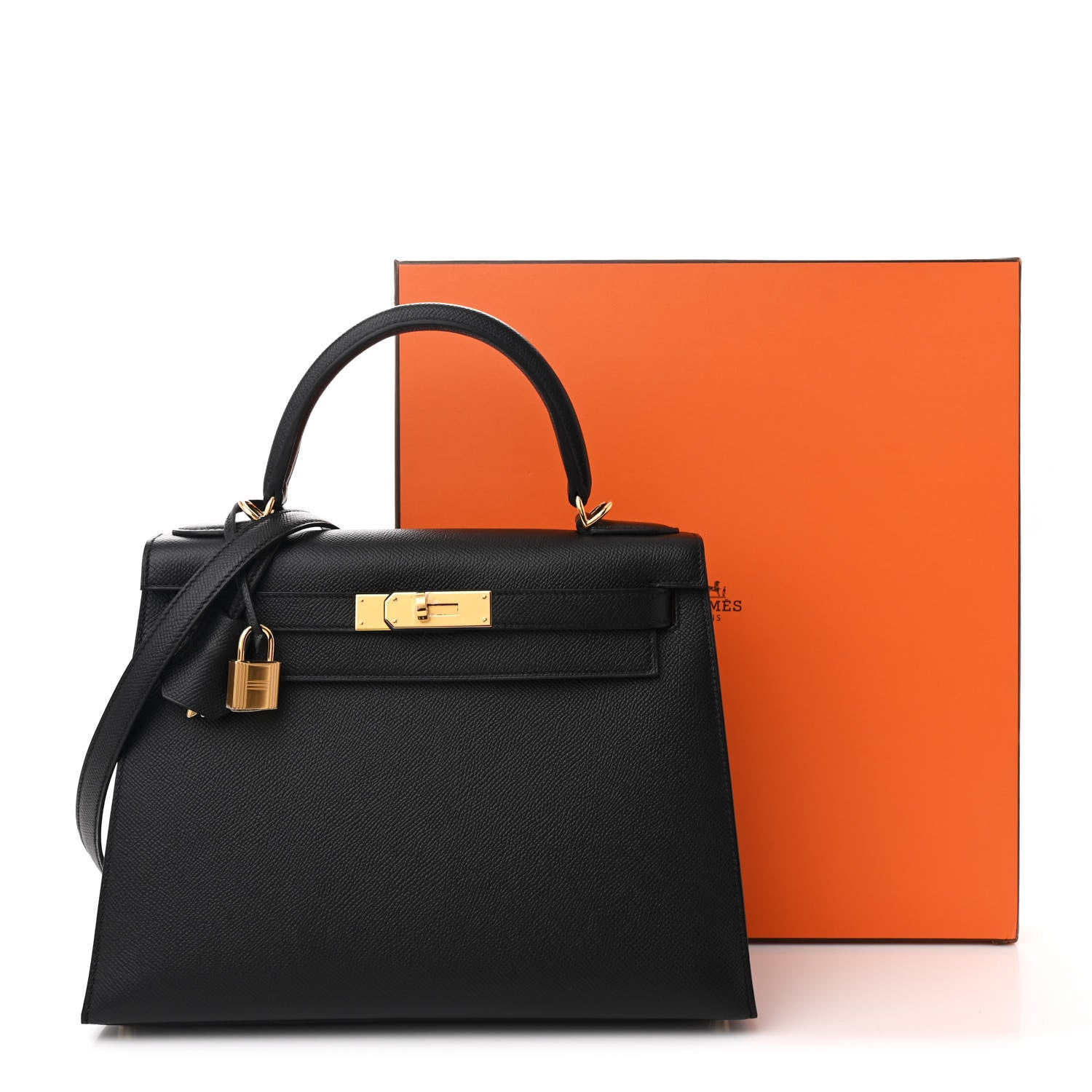 Hermes Epsom Kelly Sellier 28 Black 12 of 12